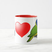 I Love Rainbow Lorikeets Mok (Midden)