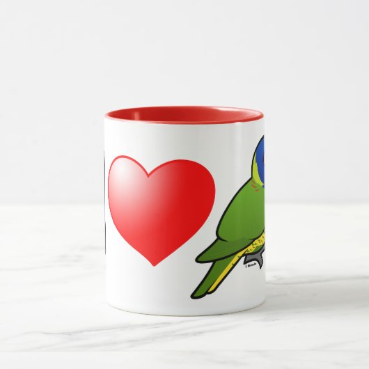 I Love Rainbow Lorikeets Mok (Midden)