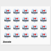 I Love Raisins Ronde Sticker (Vel)