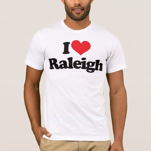 I Love Raleigh T-shirt (Voorkant)