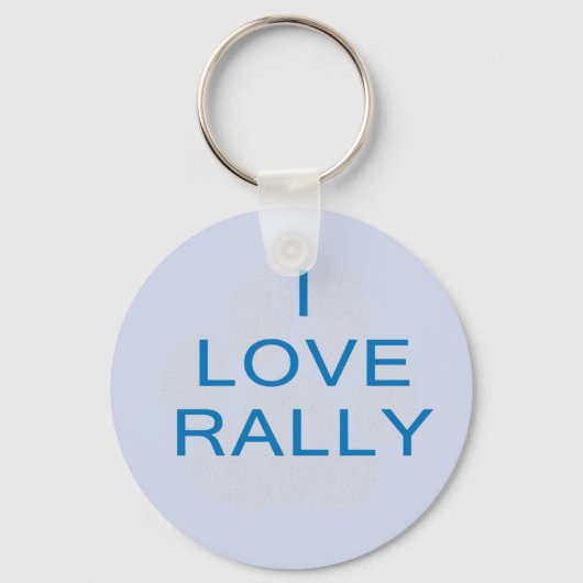 I Love Rally Sleutelhanger (Voorkant)