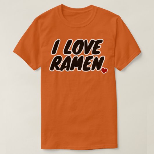 I Love Ramen T-shirt (Design voorkant)
