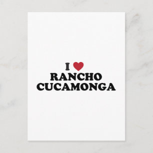 I Love Rancho Cucamonga California Briefkaart