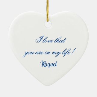 I love_Raquel lady Trapper 2024 keramisch ornament