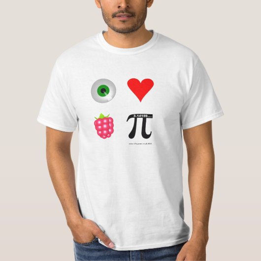 I Love Raspberry 2 T-shirt (Voorkant)