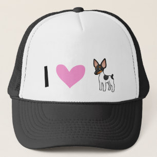 I Love Rat Terriers / Speelgoed Fox Terriers Trucker Pet