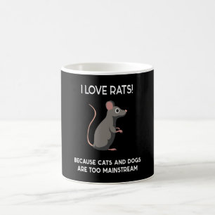 I Love Rats Mouse Mice Rodent Koffiemok