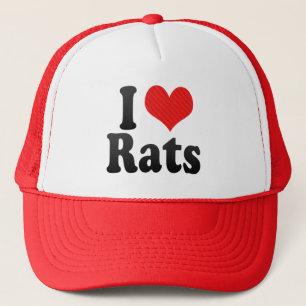 I Love Rats Trucker Pet