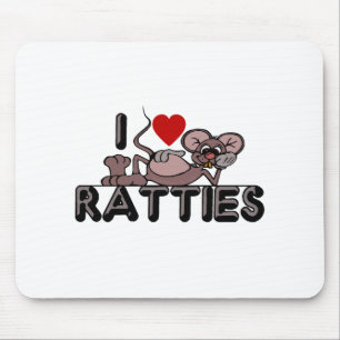 I Love Ratties Muismat