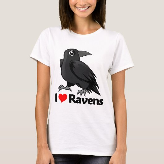 I Love Ravens T-shirt (Voorkant)
