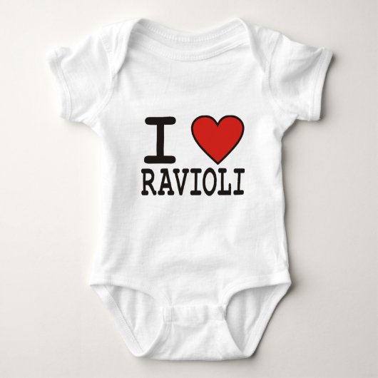 I Love Ravioli Romper (Voorkant)