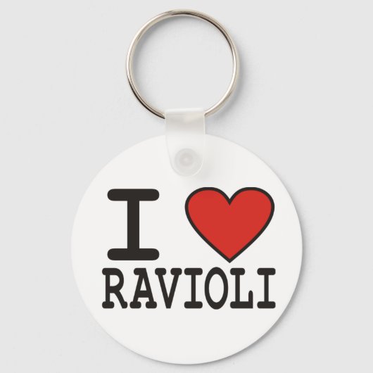 I Love Ravioli Sleutelhanger (Voorkant)