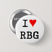 i love rbg ronde button 5,7 cm (Voorkant /achterkant)