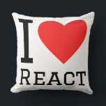 I love react kussen<br><div class="desc">I love react ,  for code lovers</div>