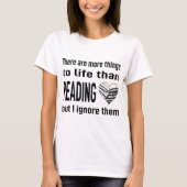 I Love Reading Book Lover Reader Librarian Teacher T-shirt (Voorkant)
