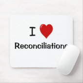 I Love Reconciliations Accounting Mousepad Muismat (Met muis)