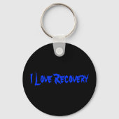 I Love Recovery Sleutelhanger (Voorkant)