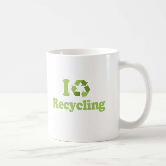 I Love recycling Koffiemok (Rechts)