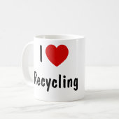 I Love Recycling Koffiemok (Voorkant links)