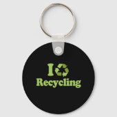 I Love recycling Sleutelhanger (Voorkant)