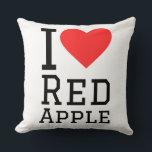 I love red apple kussen<br><div class="desc">I love red apple ,  for food lovers</div>