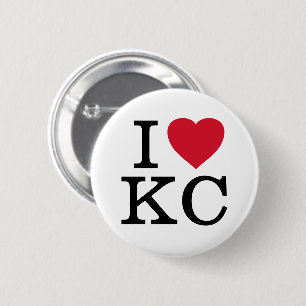 I Love — red hart — add Initialen or City Ronde Button 5,7 Cm