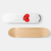 I Love Red Heart Aviation Persoonlijk Skateboard (Horizontaal)
