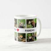 I Love Red Pandas Photo Mok (Voorkant rechts)