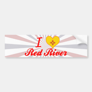 I Love Red River, New Mexico Bumpersticker