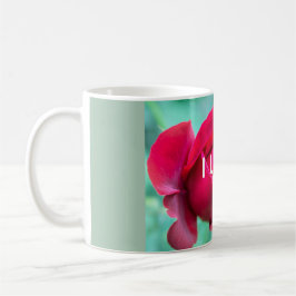 I LOVE Red Rose Mug Koffiemok