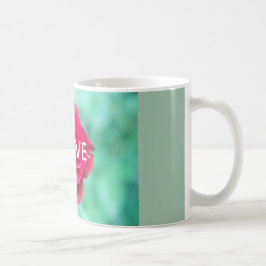 I LOVE Red Rose Mug Koffiemok