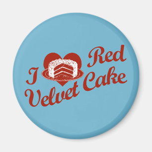 I Love Red Velvet Cake Magneet