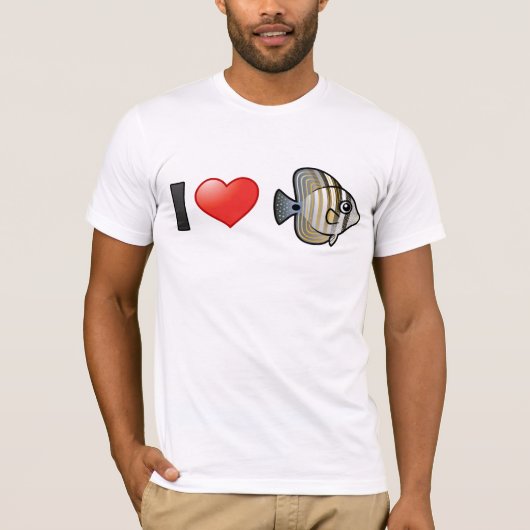 I Love Red Zee Sailfin Tang T-shirt (Voorkant)