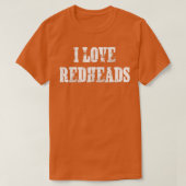 I Love Redheadkosten 1 T-shirt (Design voorkant)
