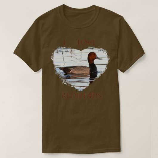 I Love Redheadkosten 4 T-shirt (Design voorkant)