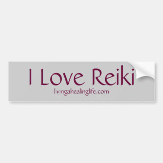 I Love Reiki Bumpersticker