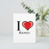 I Love Reno Briefkaart (Staand voorkant)