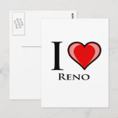 I Love Reno Briefkaart (Voorkant / Achterkant)
