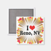 I Love Reno, NV Magneet (Voorkant / Achterkant)