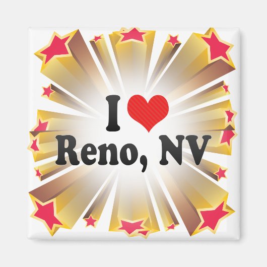 I Love Reno, NV Magneet (Voorkant)