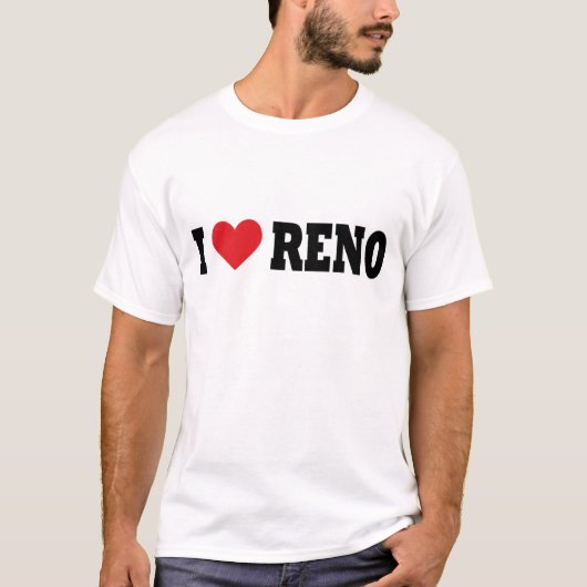 I Love Reno T-Shirt (Voorkant)