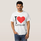 I love reptilian t-shirt (Voorkant volledig)