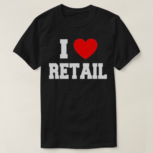 I Love Retail T-shirt (Design voorkant)