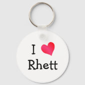 I Love Rhett Sleutelhanger (Voorkant)