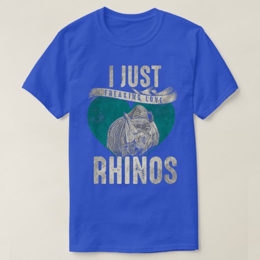 I Love Rhinos T-shirt (Design voorkant)