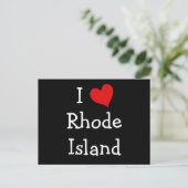 I Love Rhode Island Briefkaart (Staand voorkant)