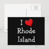 I Love Rhode Island Briefkaart (Voorkant / Achterkant)