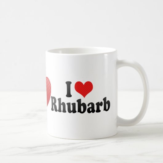 I Love Rhubarb Koffiemok (Rechts)