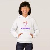 I Love Rhythmic Gymnastics - Kinder Pullover Hoodi (Voorkant volledig)