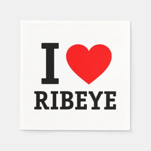 I Love Ribeye Servet